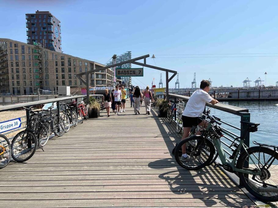 Ferienwohnung Bo Med Stil Og Udsigt Til Aarhus Lystbadehavn Exterior foto
