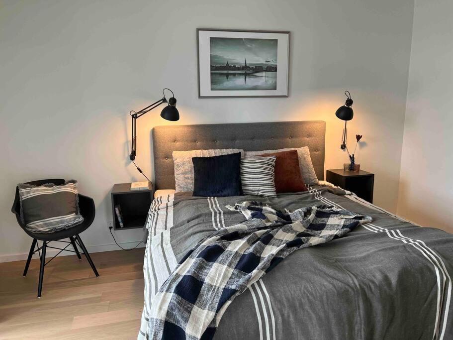 Ferienwohnung Bo Med Stil Og Udsigt Til Aarhus Lystbadehavn Exterior foto