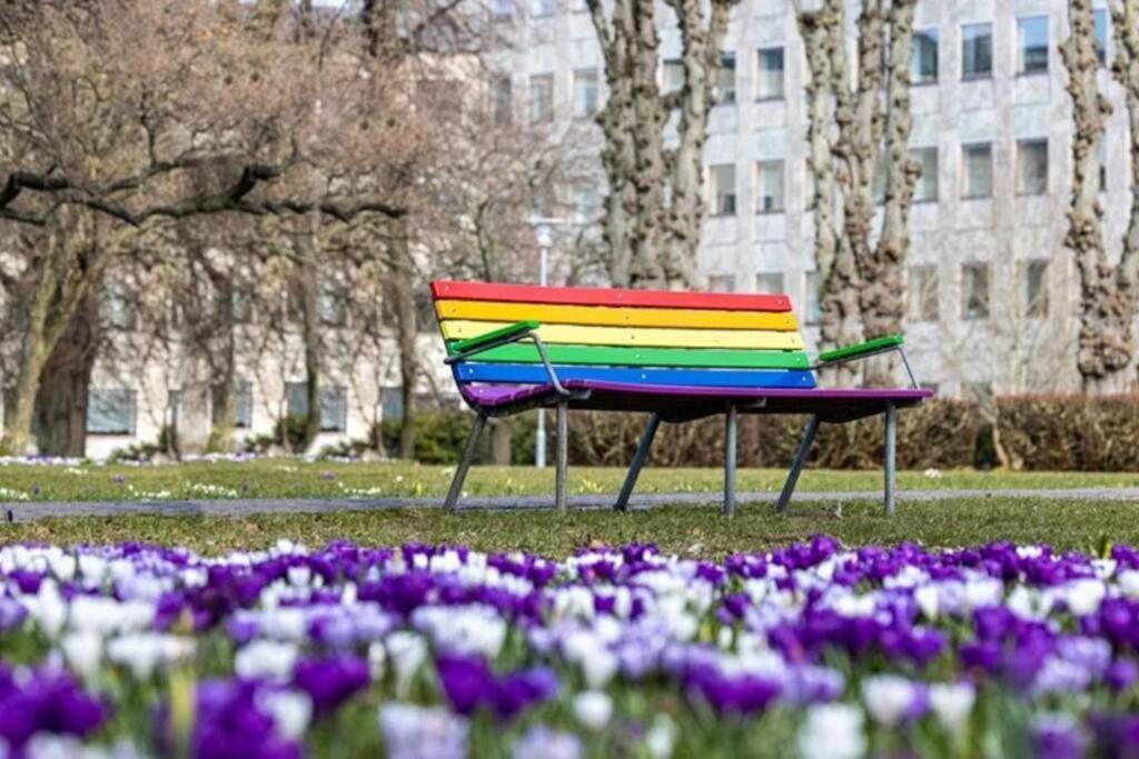 Ferienwohnung Bo Med Stil Og Udsigt Til Aarhus Lystbadehavn Exterior foto